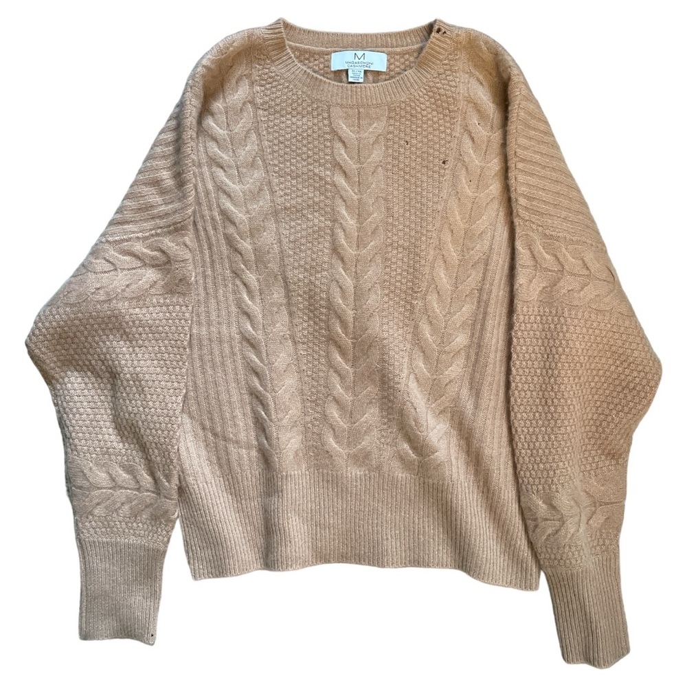 100% Cashmere Cable Knit Sweater